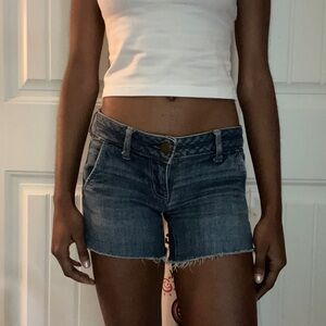 American Eagle Outfitters Blue Jean Shorts Classic Cutoff